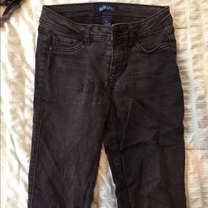 Light black skinny jeans